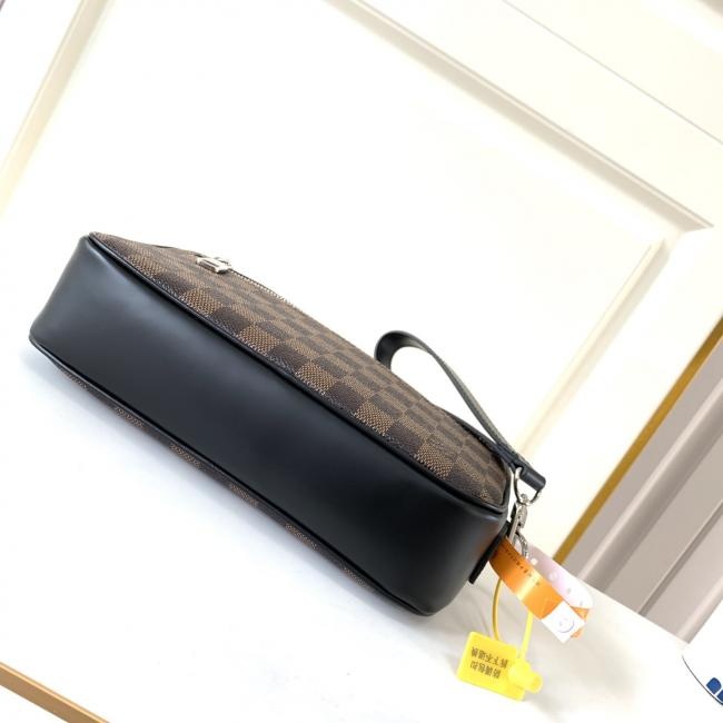 lv【原厂】N41663啡格皮料是正品法国A级品质、手工 油边细节非常精致 尺寸:25x15.5x6.5