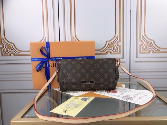 lv  大号原版变色黄皮 FAVORITE 中号手袋