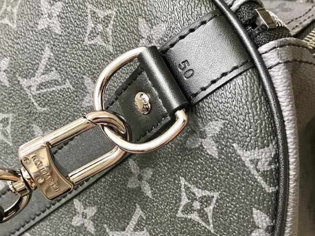 lv升级版 独家实拍Keepall Bandoulière 50 旅行袋