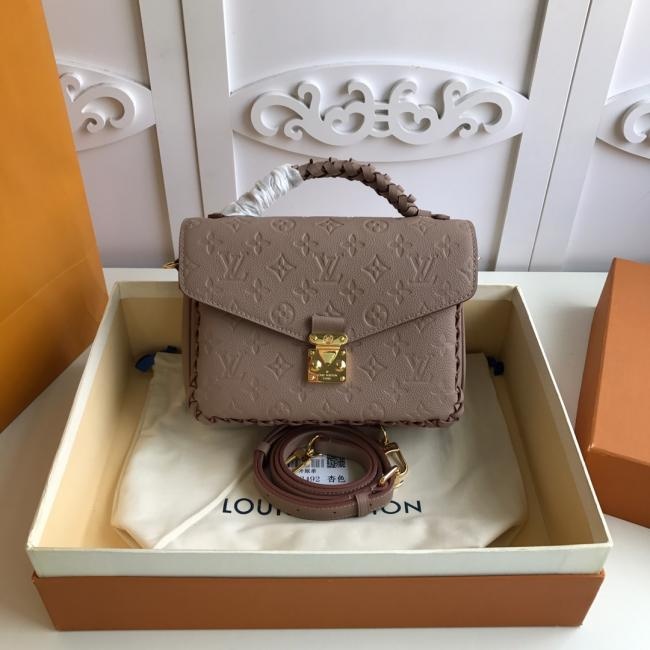 lv M43942杏色Pochette Métis 手袋