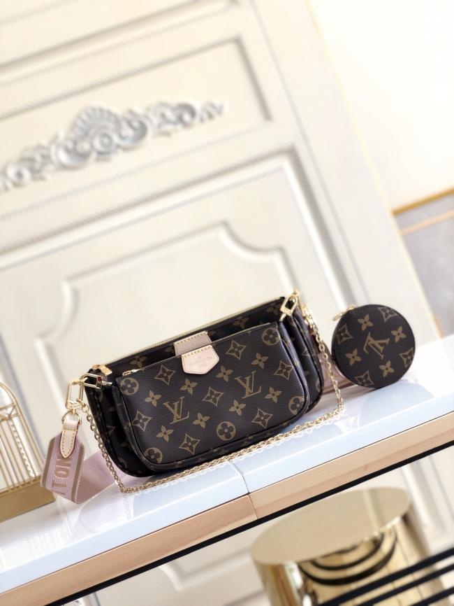 lv、独家实拍M44823 三件套手袋