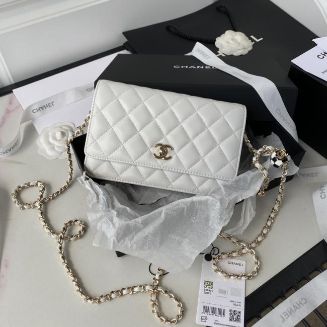 CHANEL 580 Wallet on chain 羊皮足球包，e链子小包A款式，私人定制设计