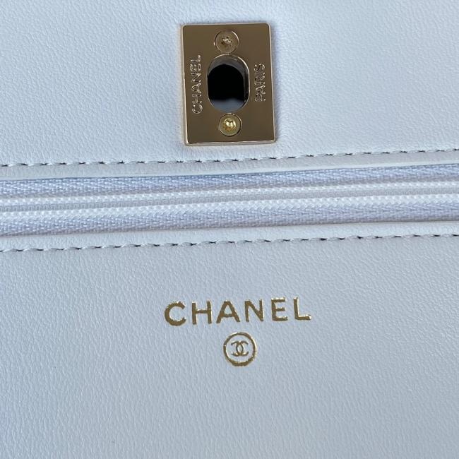 CHANEL 580 Wallet on chain 羊皮足球包，e链子小包A款式，私人定制设计