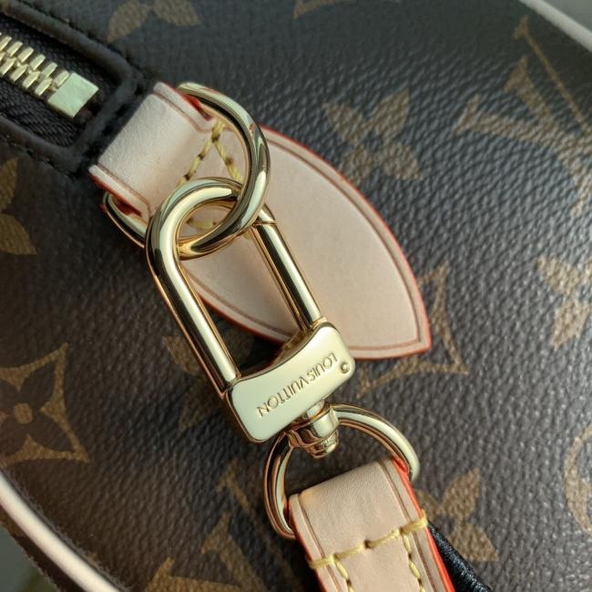 LV Speedy Bandoulière 20 Monogram 帆布牛皮革手提包