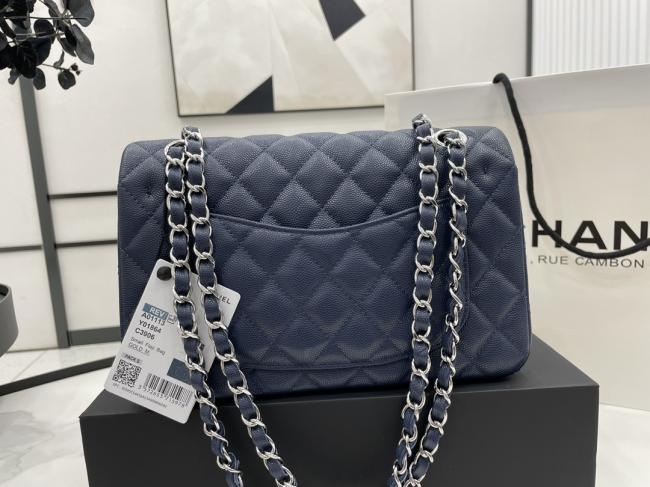 CHANEL 01118 鱼子酱Classic Flap 经典口盖包 23cm