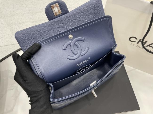 CHANEL 01118 鱼子酱Classic Flap 经典口盖包 23cm