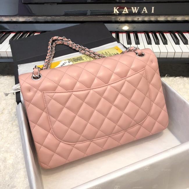 CHANEL 30CM Classic Italian Leather 2018 New Color