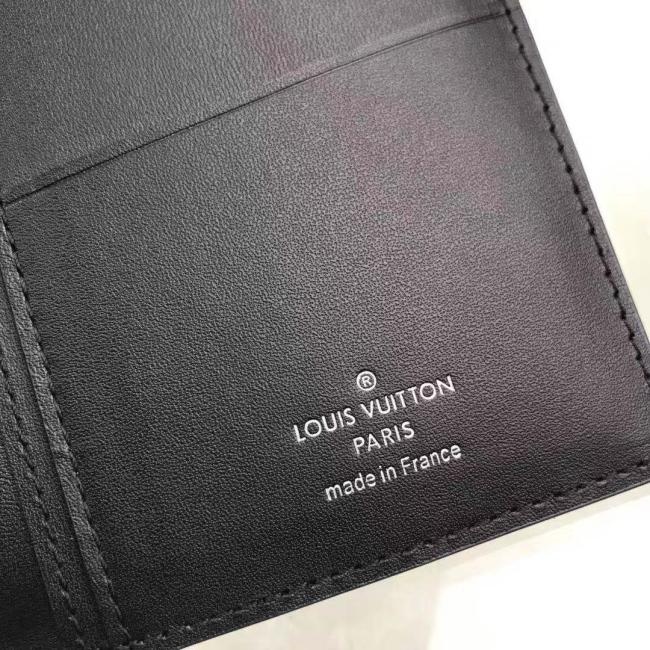 LV M62900 Brazza 黑色小牛皮钱夹海外专供