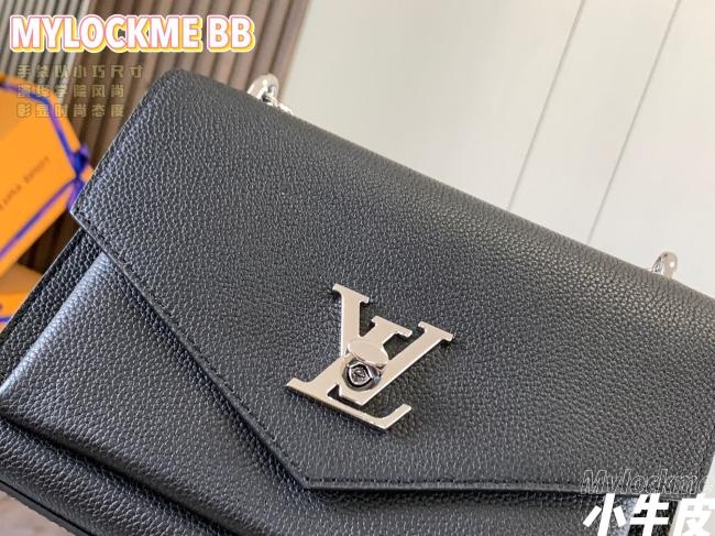 LV Mylockme BB M51418原厂料黑色手袋