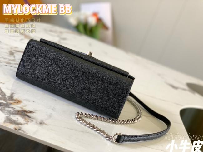 LV Mylockme BB M51418原厂料黑色手袋