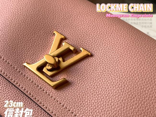 LV M57071 Monogram Empreinte 木兰粉信使包，原厂料，出厂0