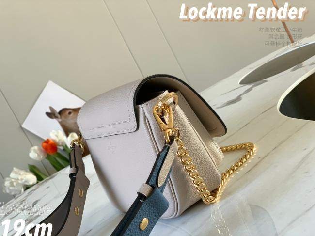 LV Lockme Tender M58554 粒面小牛皮手袋