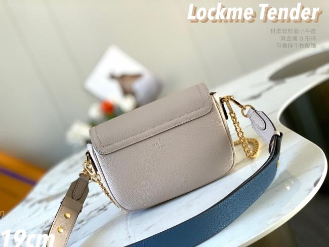 LV Lockme Tender M58554 粒面小牛皮手袋