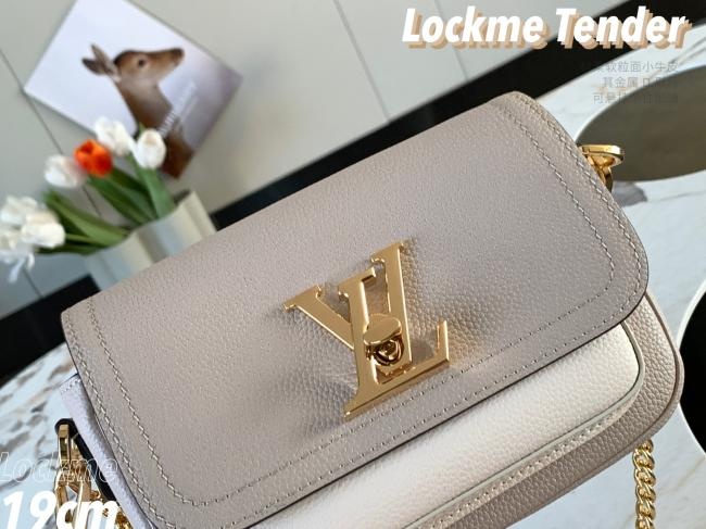 LV Lockme Tender M58554 粒面小牛皮手袋