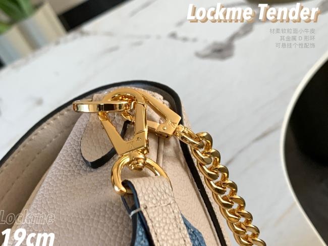 LV Lockme Tender M58554 粒面小牛皮手袋