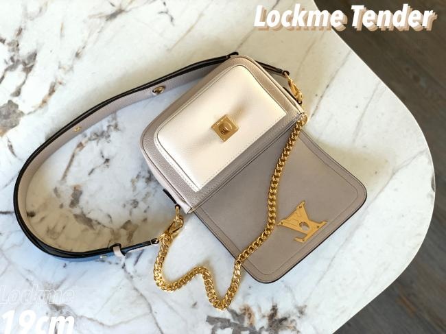 LV Lockme Tender M58554 粒面小牛皮手袋