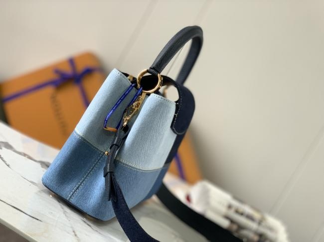 LV Capucines BB M59269 丹宁牛仔布手袋