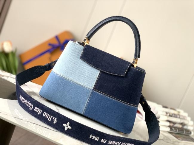 LV Capucines BB M59269 丹宁牛仔布手袋