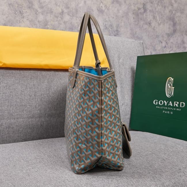 Goyard 周年限量款灰粉系列大中购物袋