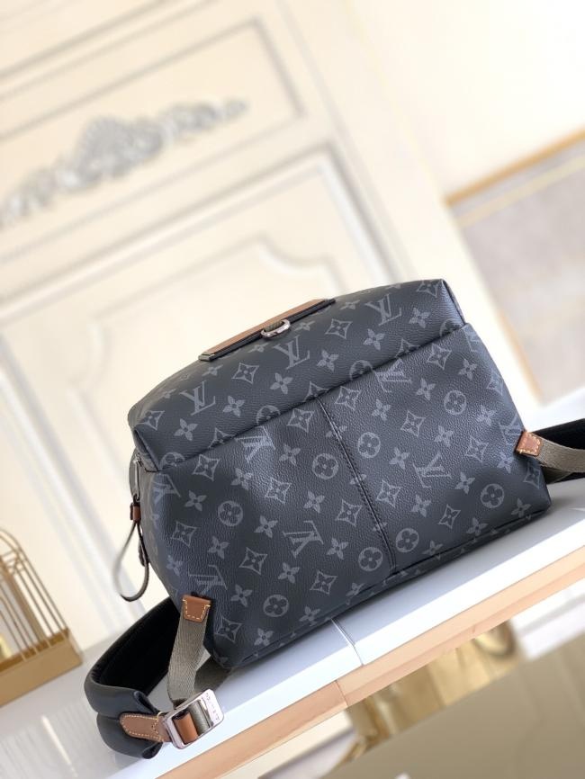 LV Apollo双肩包 Monogram Eclipse系列 男士背包