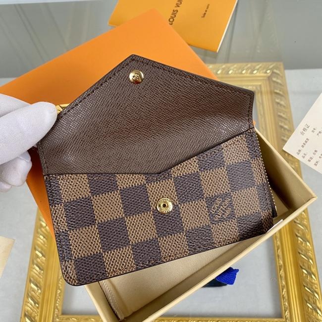 LV N69431 Recto V范思哲o Monogram帆布皮革卡夹