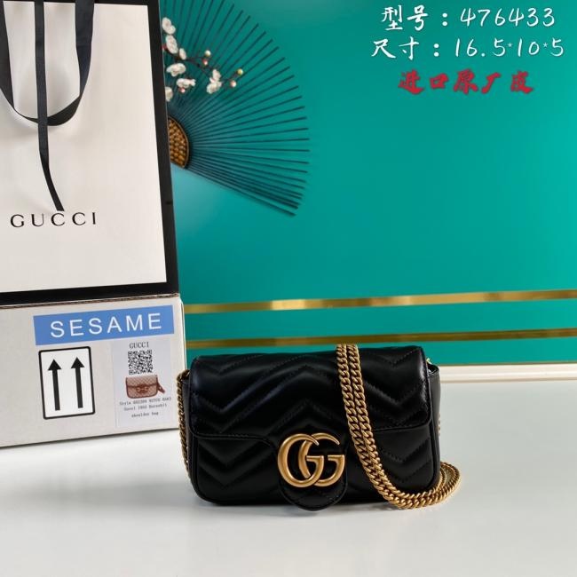 Gucci GG Marmont 476433 意大利原厂皮美包