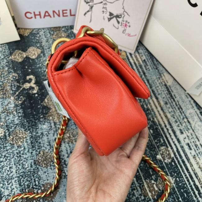 CHANEL AS2387小羊皮口盖包春夏新款，优雅气质约会神器