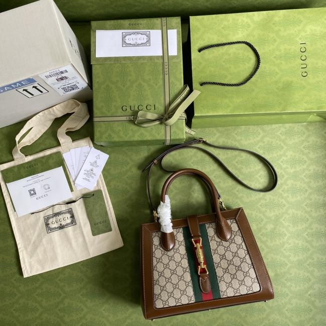 Gucci Ophidia 649016 新款中号古驰手提包，复古设计经典元素