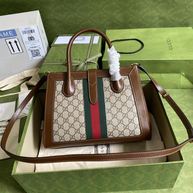 Gucci Ophidia 649016 新款中号古驰手提包，复古设计经典元素