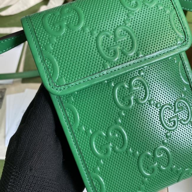 Gucci GG 625571 Ophidia Epilogue 绿色迷你手提包