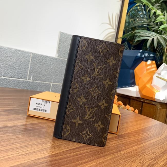 LV M69老花本款Brazza钱夹·Monogram Macassar系列款式