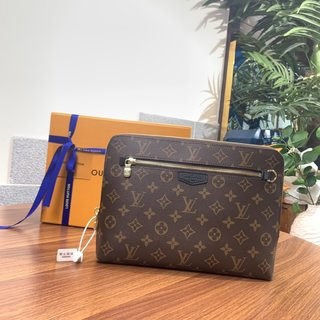 LV M60417 Damier Graphite新款手拿包，时尚潮流必备