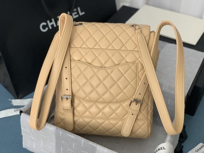 CHANEL 中号91121经典羊皮背包，全羊皮制作，手感柔软