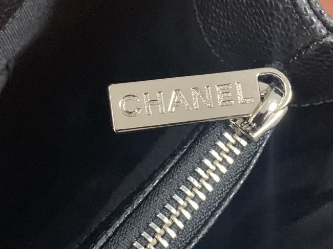 CHANEL 50995牛皮球纹经典购物袋，金色五金，真皮包