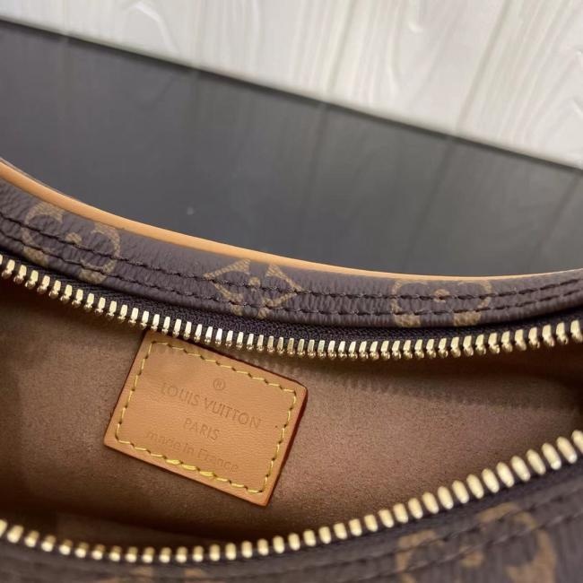 LV M81098 Ghesquière 2022早春新款手袋揭秘-Loop半月形法棍包