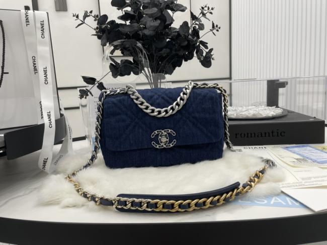 CHANEL AS1160牛仔春夏系列19bag，经典时尚风潮款式