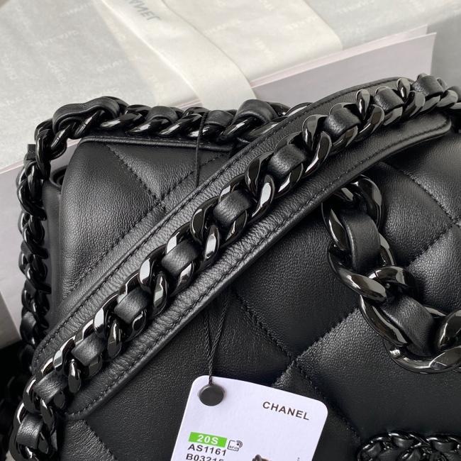 香奈儿 Chanel 21秋冬 19Bag 熊猫款 So Black，完美百搭包