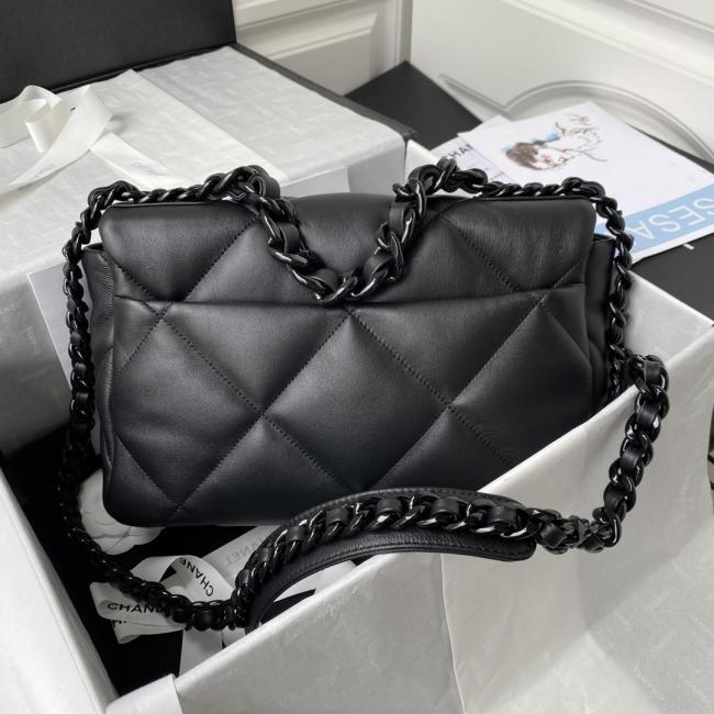 香奈儿 Chanel 21秋冬 19Bag 熊猫款 So Black，完美百搭包