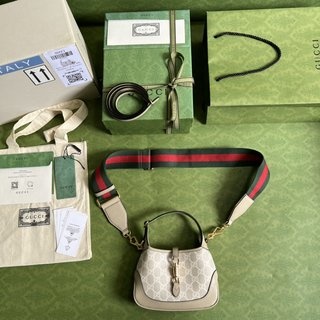 Gucci UN3AG 12 Jackie 1961系列米色皮革手袋，Gucci Aria-时尚咏叹调经典设计