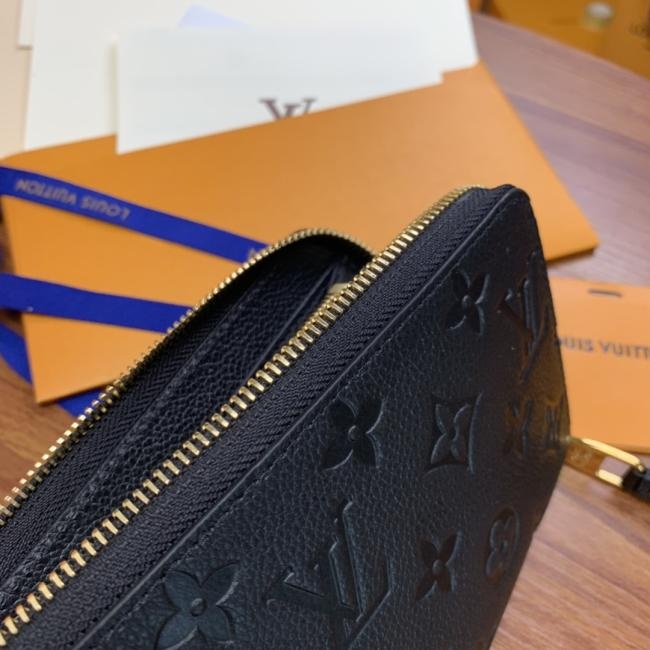 LV Zippy Monogram Empreinte 黑色钱夹