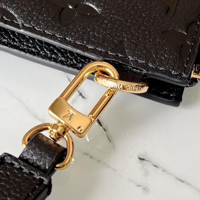 LV M68705 Mélanie 中号手拿包 - Monogram Empreinte 皮革