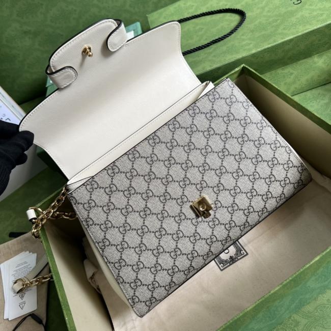 Gucci Horsebit 1955系列中号手袋7020，配全套原厂绿盒包装