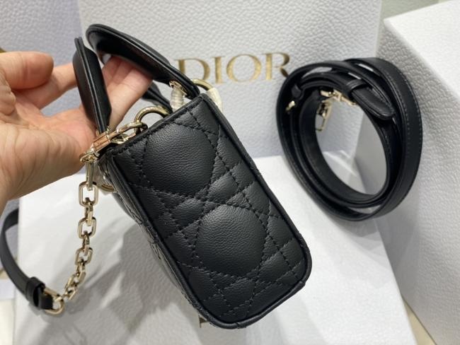 Dior Lady D-Joy 9230 黑色高雅经典款式手提斜挎包