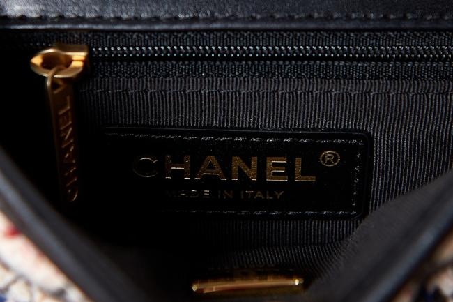 CHANEL AS3652羊毛22K mini包包