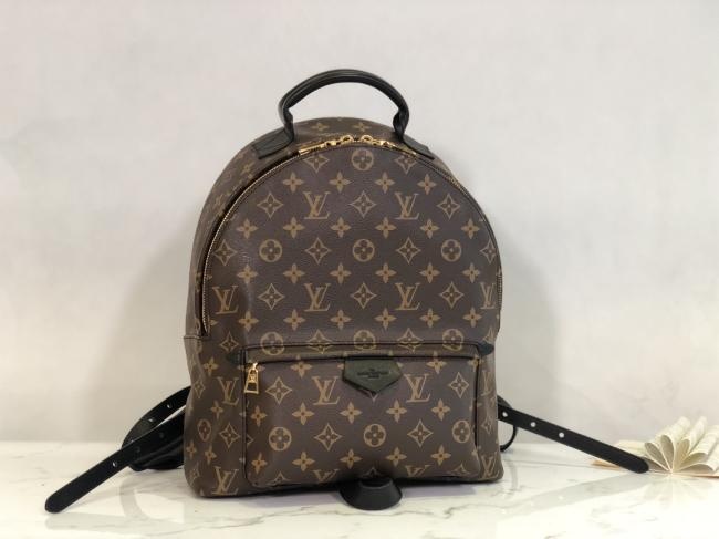 LV MONOGRAM BACKPACK 中号双背包 2017早春系列时尚款式