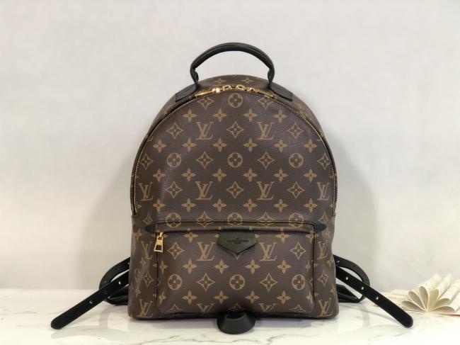 LV MONOGRAM BACKPACK 中号双背包 2017早春系列时尚款式