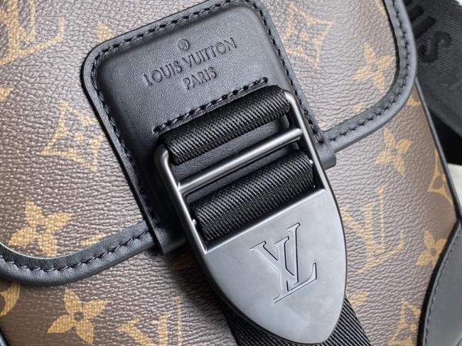 LV M46442 Archy Messenger PM Monogram Macassar 男包