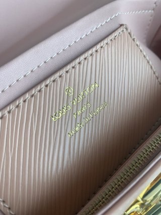 LV Twist M21606 粉色手工珐琅 Monogram花卉中号手袋