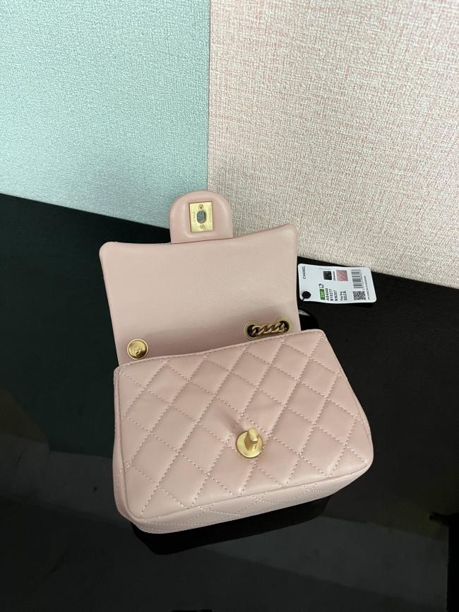 香奈儿 Chanel AS4040 23SS新款山茶花调节扣CF浅粉色高端定制品