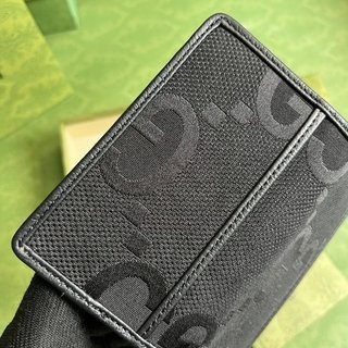 GUCCI 2023春夏系列超级双G卡片夹739511全黑设计